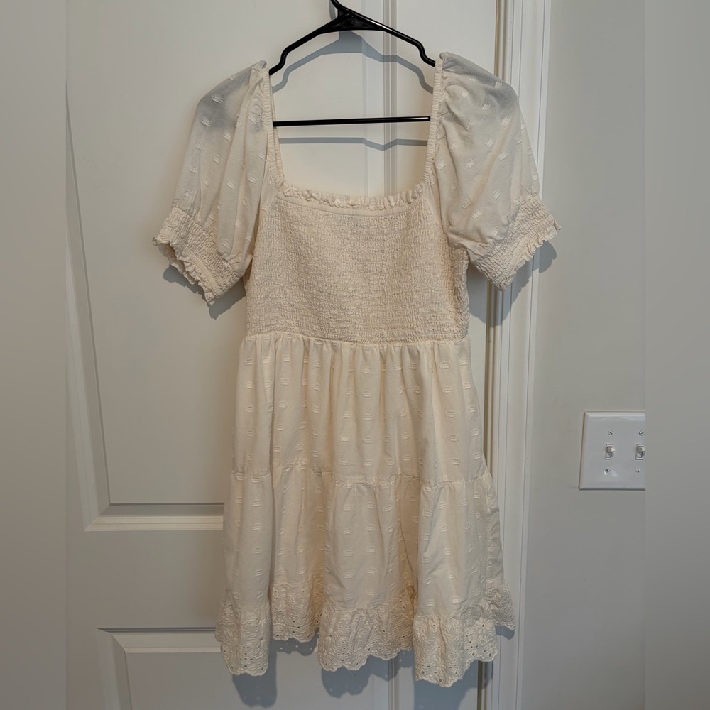 American Eagle Outfitters Cream Mini Dress - Picture 3 of 4